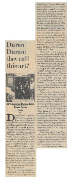 Duran Duran / Seven and the Ragged Tiger / 1983