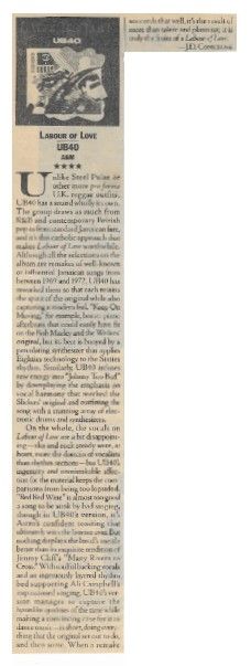 UB40 / Labour of Love / 1983