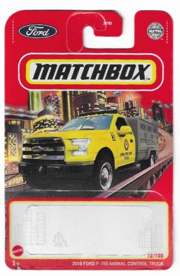 Matchbox / 2010 Ford F-150 Animal Control Truck / 2020
