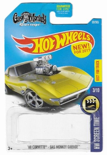 Hot Wheels / '68 Corvette - Gas Monkey Garage / 2015