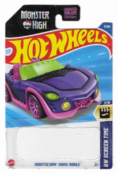 Hot Wheels / Monster High Ghoul Mobile / 2024