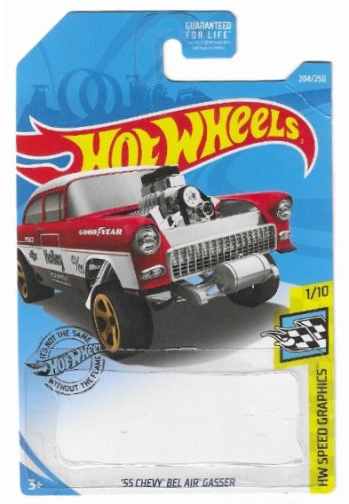 Hot Wheels / '55 Chevy Bel Air Gasser / 2017