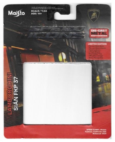 Maisto / Lamborghini Sián FKP 37 / 2024