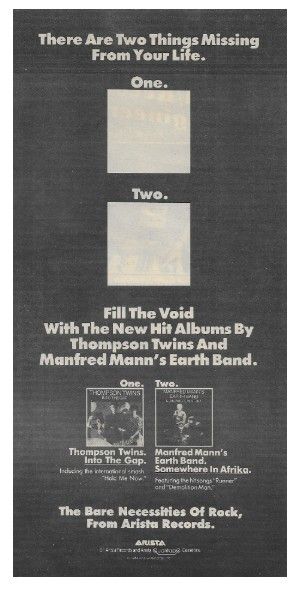 Thompson Twins / Into the Gap / 1984