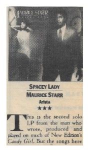 Starr, Maurice / Spacey Lady / 1984