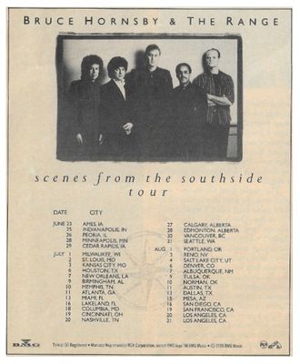Hornsby, Bruce / Scenes from the Southside Tour / 1988