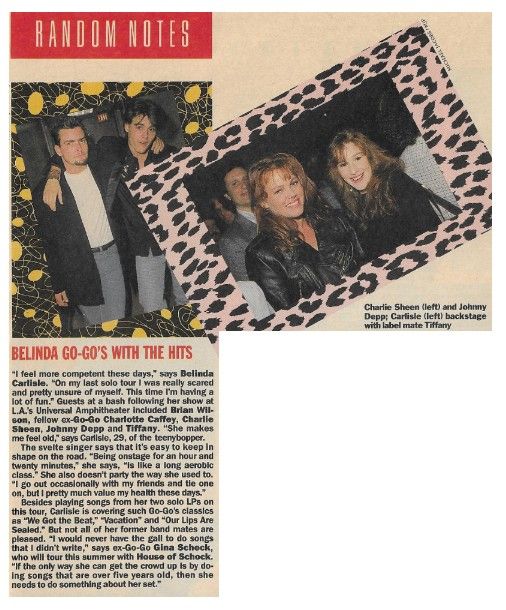 Carlisle, Belinda / Belinda Go-Go's with the Hits / 1988