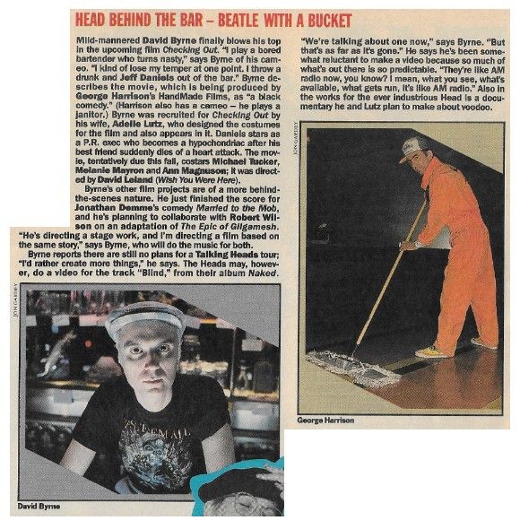 Harrison, George / Head Behind the Bar-Beatle with a Bucket / 1988