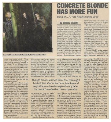 Concrete Blonde / Concrete Blonde Has More Fun / 1987