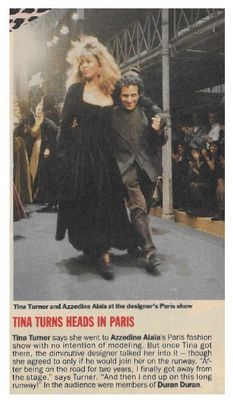 Turner, Tina / Tina Turns Heads in Paris / 1988