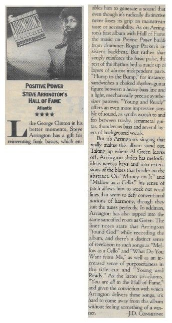 Arrington, Steve / Positive Power / 1984