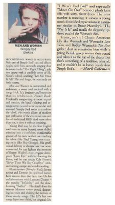 Simply Red / Men and Women / 1987