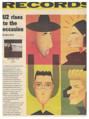U2 / The Joshua Tree: U2 Rises to the Occasion / 1987
