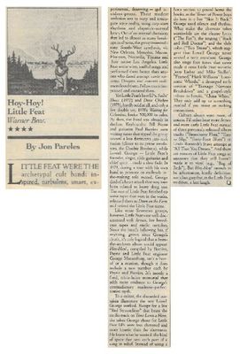 Little Feat / Hoy-Hoy! / 1981