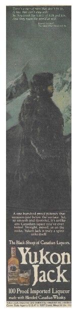 Yukon Jack / The Black Sheep of Canadian Liquors / 1981