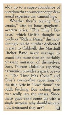 Marshall Tucker Band / Dedicated / 1981