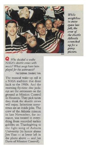 NASA / Shuttle Crew: Wake-Up Call / 1992