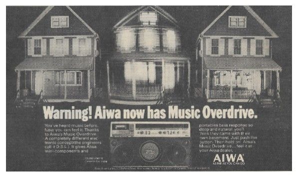 Aiwa / Music Overdrive / 1981