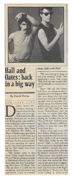 Hall + Oates / Hall and Oates: Back in a Big Way / 1981