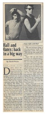 Hall + Oates / Hall and Oates: Back in a Big Way / 1981