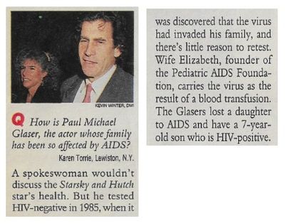 Glaser, Paul Michael / Family Affected by AIDS / 1992