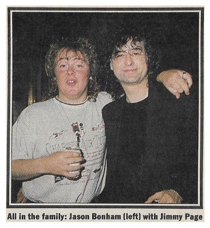 Page, Jimmy / New York City--with Jason Bonham / 1988