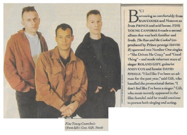 Fine Young Cannibals / Made a Second Album / 1989