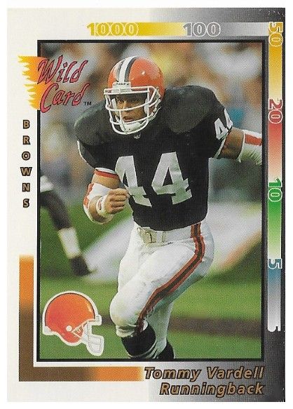 Vardell, Tommy / 1992 Cleveland Browns / Wild Card #423