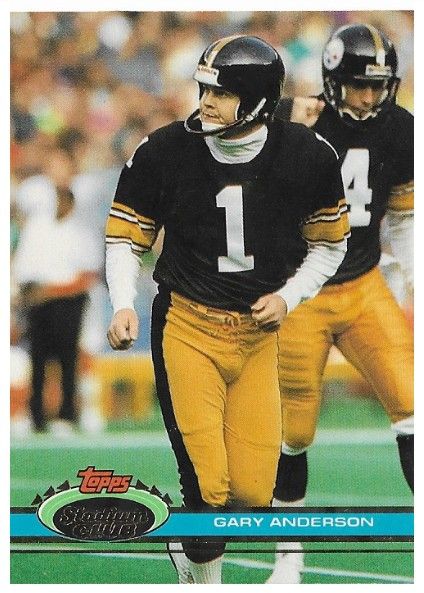 Anderson, Gary / 1991 Pittsburgh Steelers / Stadium Club #9