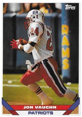 Vaughn, Jon / 1993 New England Patriots / Topps #111