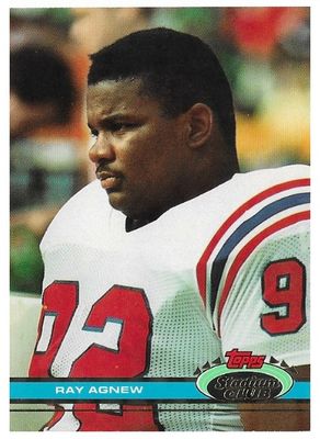 Agnew, Ray / 1991 New England Patriots / Stadium Club #408