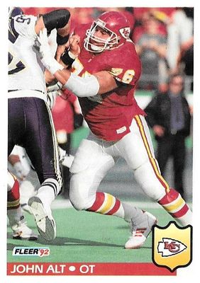 Alt, John / 1992 Kansas City Chiefs / Fleer #169