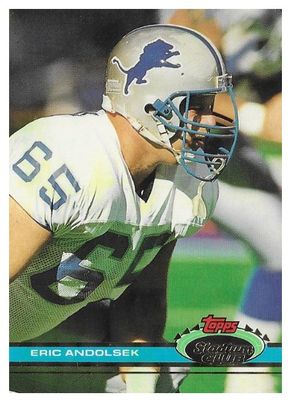Andolsek, Eric / 1991 Detroit Lions / Stadium Club #243