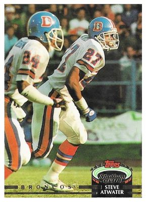 Atwater, Steve / 1992 Denver Broncos / Stadium Club #53