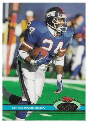 Anderson, Ottis / 1991 New York Giants / Stadium Club #490
