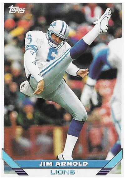 Arnold, Jim / 1993 Detroit Lions / Topps #74