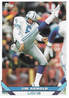 Arnold, Jim / 1993 Detroit Lions / Topps #74
