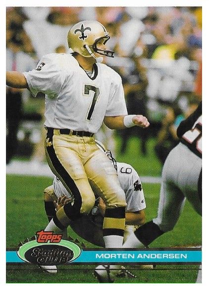 Andersen, Morten / 1991 New Orleans Saints / Stadium Club #379