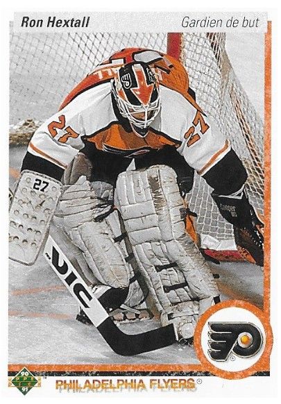Hextall, Ron / 1990-91 Philadelphia Flyers / Upper Deck #227 / Canadian