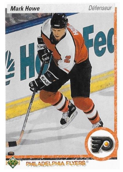 Howe, Mark / 1990-91 Philadelphia Flyers / Upper Deck #261 / Canadian
