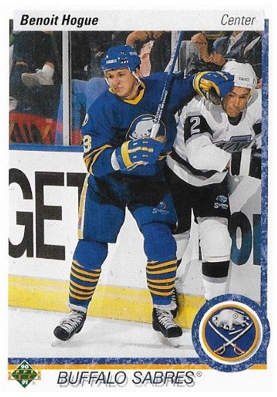 Hogue, Benoit / 1990-91 Buffalo Sabres / Upper Deck #402