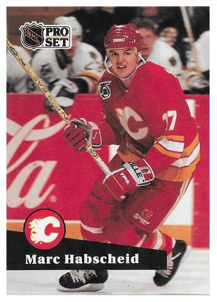 Habscheid, Marc / 1991-92 Calgary Flames / Pro Set #365