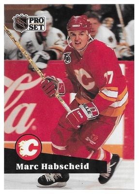 Habscheid, Marc / 1991-92 Calgary Flames / Pro Set #365