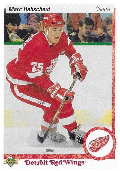 Habscheid, Marc / 1990-91 Detroit Red Wings / Upper Deck #374 / Canadian