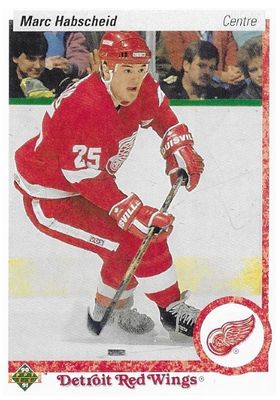 Habscheid, Marc / 1990-91 Detroit Red Wings / Upper Deck #374 / Canadian