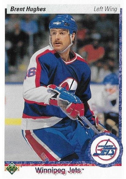 Hughes, Brent / 1990-91 Winnipeg Jets / Upper Deck #333