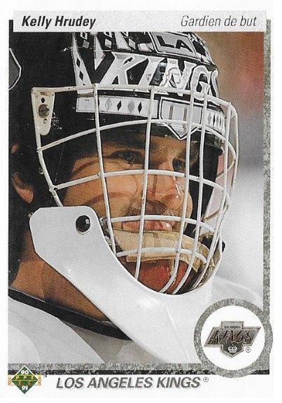 Hrudey, Kelly / 1990-91 Los Angeles Kings / Upper Deck #23 / Canadian