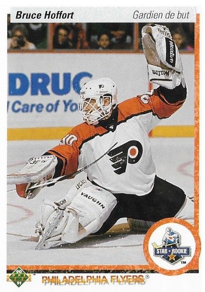 Hoffort, Bruce / 1990-91 Philadelphia Flyers / Upper Deck #135 / Canadian