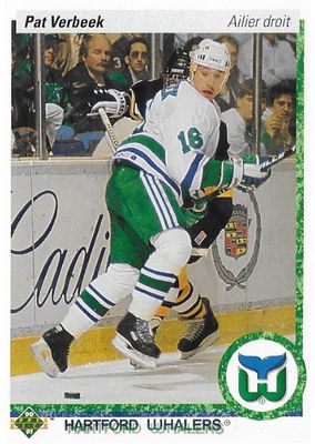 Verbeek, Pat / 1990-91 Hartford Whalers / Upper Deck #172 / Canadian