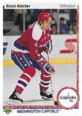 Hatcher, Kevin / 1990-91 Washington Capitals / Upper Deck #109 / Canadian